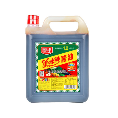 厨邦新货点蘸整箱销售美味鲜酱油
