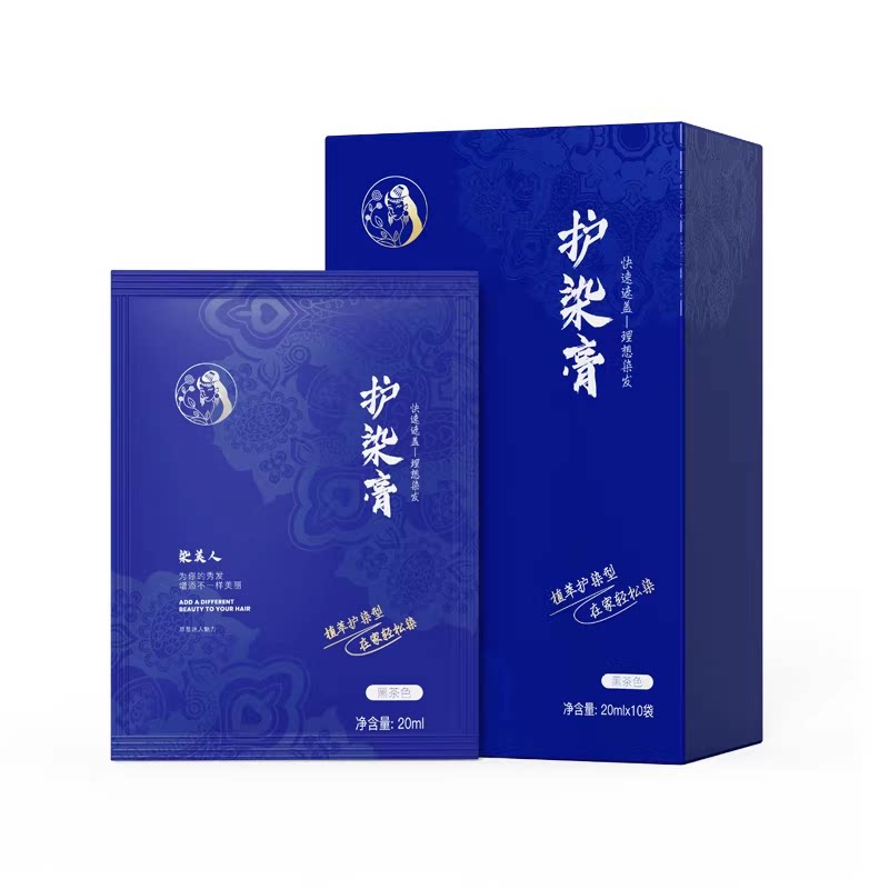 无双氧植物染发剂*盖白热榜