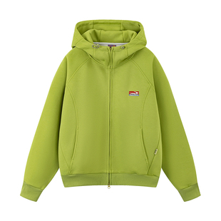 江南先生NewJNXS美式复古空气层连帽卫衣春秋运动情侣装开衫外套