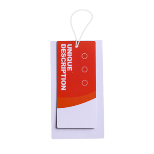 衣服特定面料功能卡通用吊牌挂牌标签鹅绒辅料卡女装吊卡布料定制