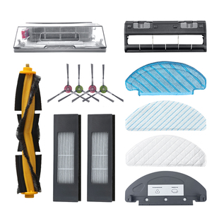 适配科沃斯扫地机器人T8配件滚刷抹布T9MAX边刷N8Pro强拖抹布耗材