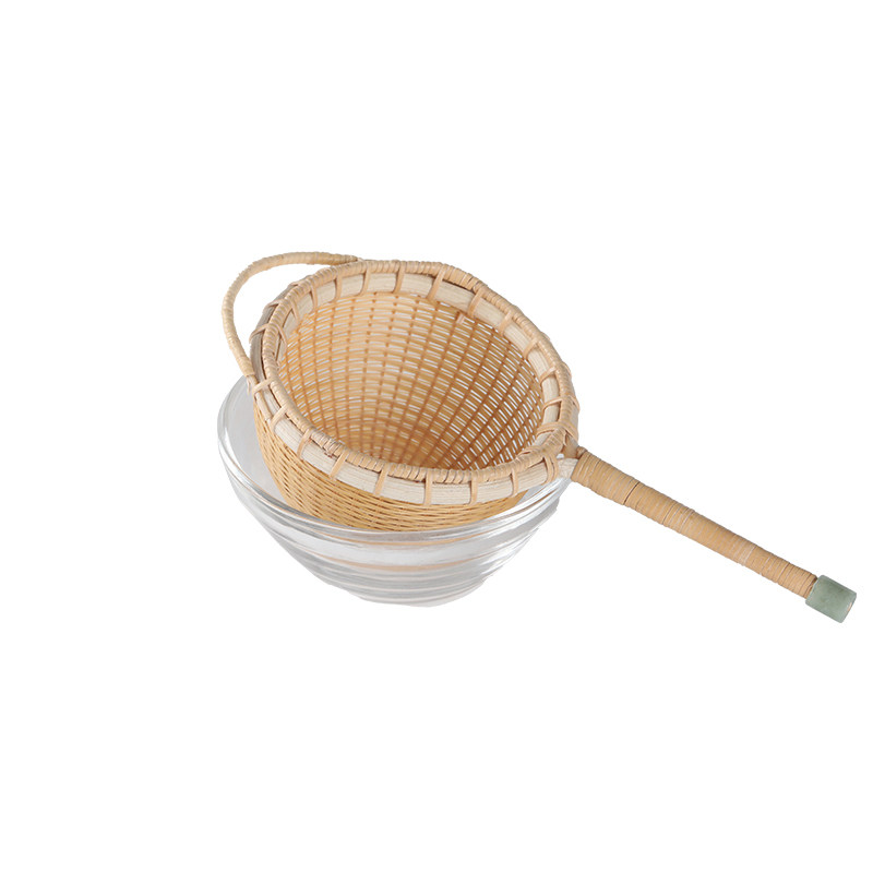 竹编茶漏茶道过滤网功夫茶具