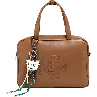 大容量托特包toutou线条小狗