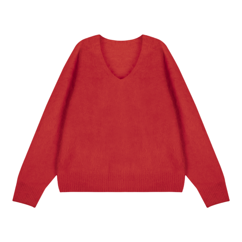 CHU楚妞[绒柠]爱马同源超细山羊绒针织衫2025冬季新款女毛衣上衣