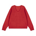 CHU楚妞[绒柠]爱马同源超细山羊绒针织衫2025冬季新款女毛衣上衣