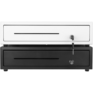 MAJET码捷405C收银钱箱商用超市收银机专用收钱箱适用于美团客如云餐饮系统收银抽屉式收钱盒钱箱带锁盒子