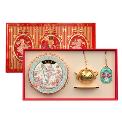 布兰兔果漾时光花茶礼盒夏日冷泡茶玫瑰荔枝绿茶组装礼盒礼物