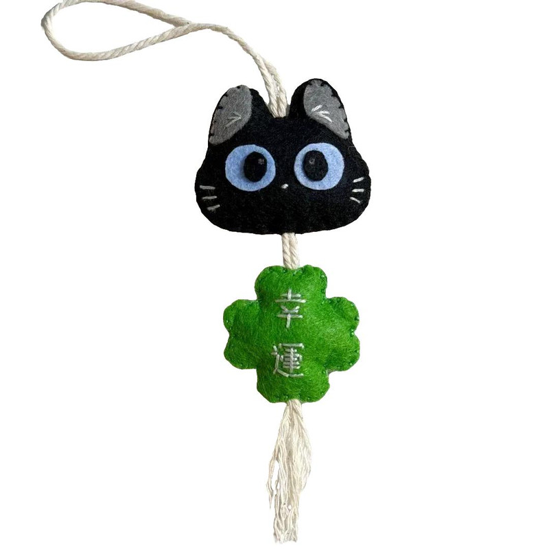 小猫不织布diy手工材料包挂件