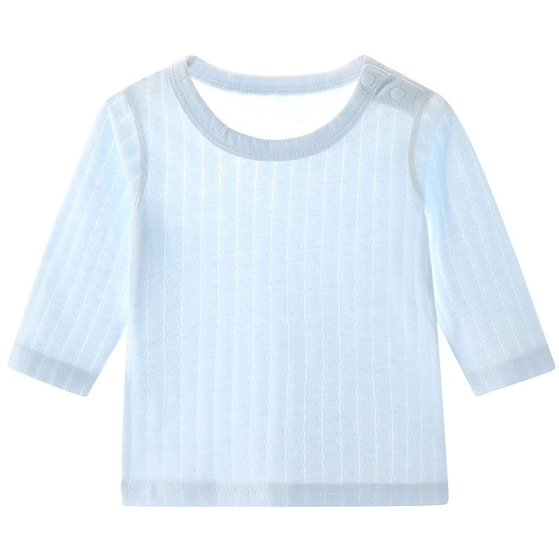 婴儿衣服宝宝夏季衣服T恤纯棉薄款上衣空调服男女宝宝新生儿睡衣