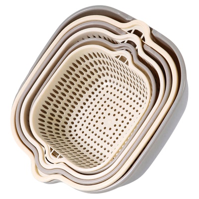 家用双层滤水篮洗菜盆