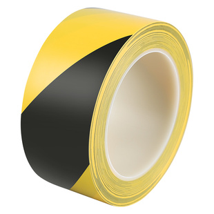 耐磨警示胶带pvc黄黑斑马线警戒地标线安全定位标识划线地板胶带