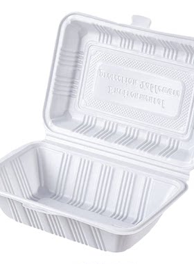 一次性饭盒连体米饭盒外卖打包盒
