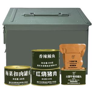 送三防箱应急家庭储备物资箱压缩干粮储备肉罐头应急代餐户外食品