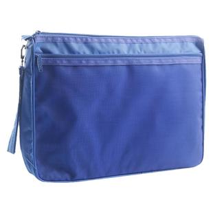 Dumei渡美NF-1305简约A4加大宽手提文件包出差外勤办事家用大容量立体加宽人气资料袋网纱前袋高颜值A5收纳包