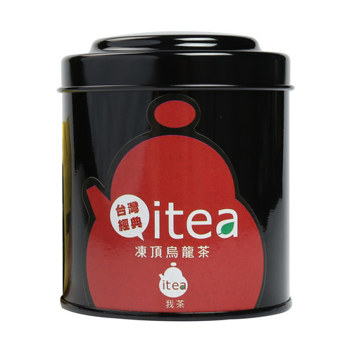 我茶iTea台湾冻顶乌龙茶75g罐装炭焙春茶冷泡茶正宗台湾高山茶