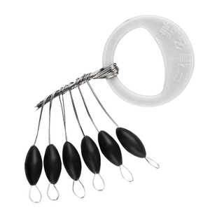 三信太空豆黑色彩色圆柱型橄榄型橡胶太空豆钓鱼用品竞技小配件