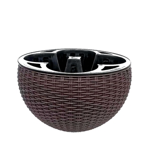 蝴蝶兰组盆花盆控根专用铁皮石斛圆形塑料透气洋兰卡特兰定植篮