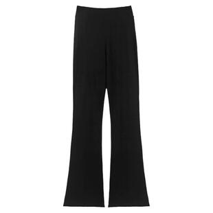 儿童舞蹈服喇叭裤女童练功服舞蹈裤女孩黑色拉丁舞专用跳舞裤子春