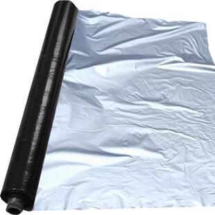 银黑双色膜反光膜农用黑地膜银黑膜除草膜 种植膜 塑料薄膜膜加厚