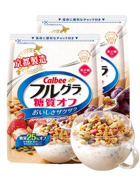 卡乐比减糖即食新口味水果坚果