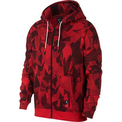 Nike/耐克官方正品休闲KYRIE男子连帽抓绒宽松夹克外套AJ3386-657