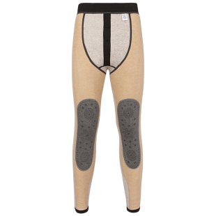 雅鹿羊毛棉裤男女冬季加绒加厚高腰护膝羊绒驼绒保暖裤东北暖霸王