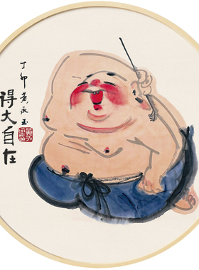 黄永玉新中式风入户玄关装饰画