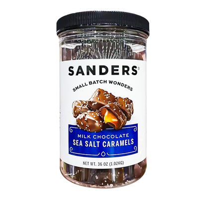 Sanders焦糖海盐黑巧克力1020g