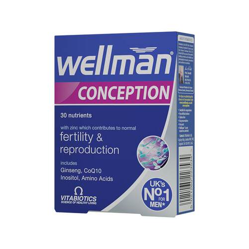 英国vitabiotics进口叶酸男士备孕前专用提活力锌精子复合维生素