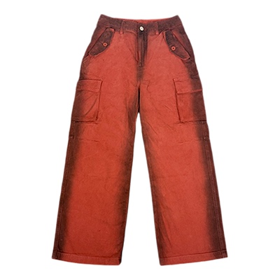 Vcatecx喷脏工装裤cargo休闲裤男