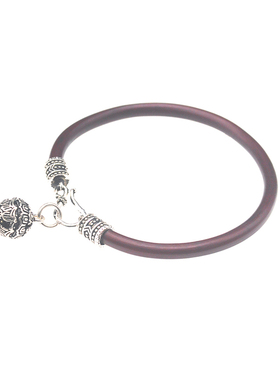 西藏无节转运珠本命年鸡血藤手镯