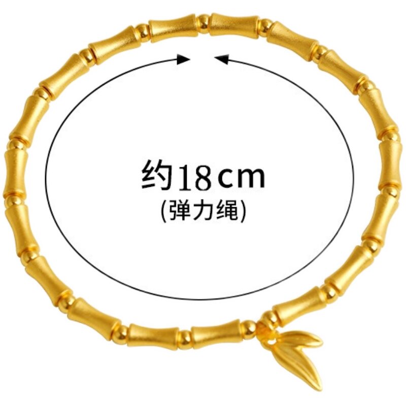 Wae diue古法黄金白银色手链