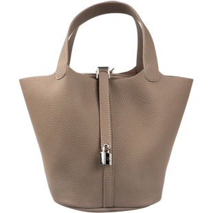 素元创手工diy皮具水桶包H家菜篮子包版型图纸皮革手提包图纸版型