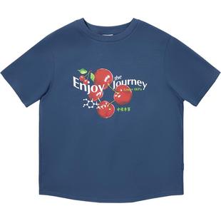 中国李宁 x ANB联名系列T恤女士新款女装上衣夏季毛圈运动