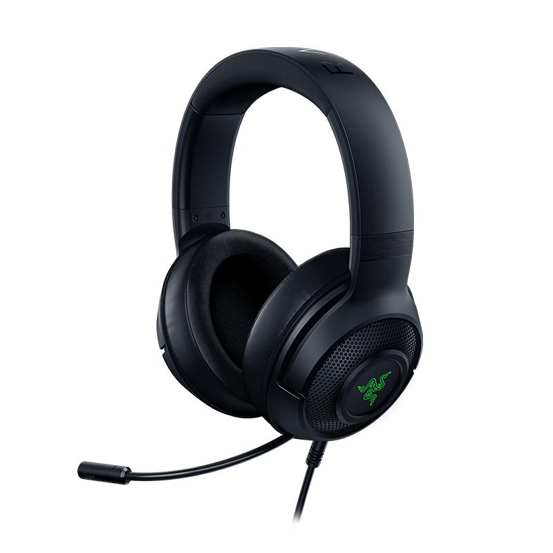 Razer雷蛇北海巨妖V3 X头戴式7.1声道电竞游戏RGB灯光USB耳机麦