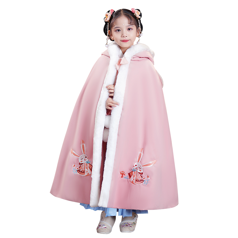 女童拜年服儿童加绒唐装古装