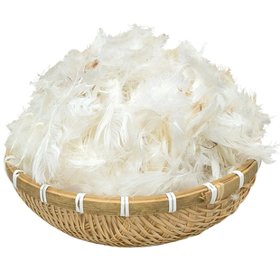 散装高温杀菌白鸭毛片填充床枕头靠垫蓬松干净无异味羽毛原料