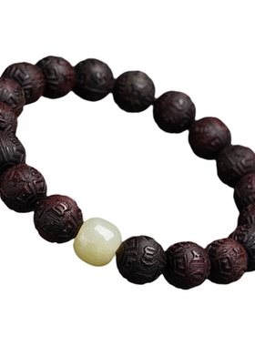 2026小叶紫檀木手链本命年转运珠