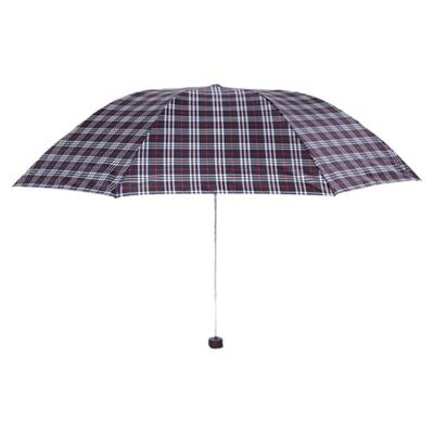天堂伞正品专卖三折伞折叠伞经典男女士晴雨伞339s钢骨韩版格子伞