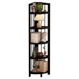 转角置物架墙角三角柜客厅非实木多层角落储物柜靠墙一体拐角柜子