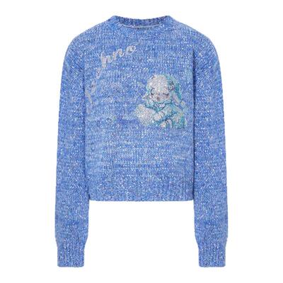 TCH韩版百搭洋气减龄圆领绵羊毛针织衫女2025冬季新款T75D09E1162