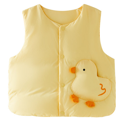 十月结晶粒粒阳光儿童羽绒马甲婴