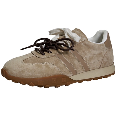 百田森安可拉红色复古德训鞋