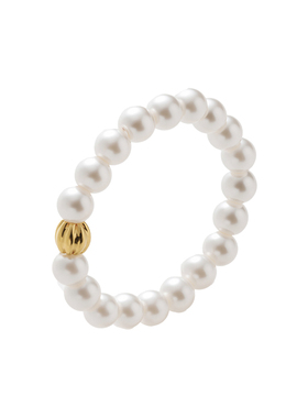 正圆迷你小珠珍珠戒指简约高级感