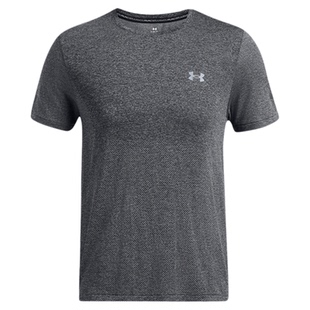 安德玛官方UA Seamless 男子跑步运动反光舒适柔软短袖T恤1375692