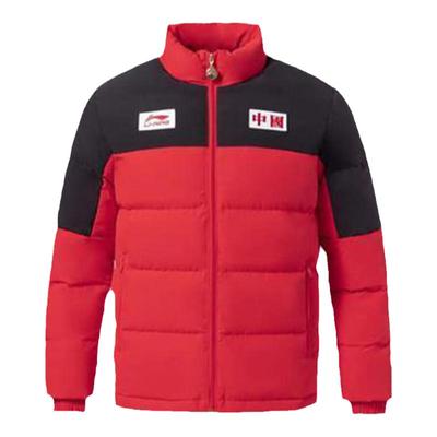 李宁羽绒服冬季新款男子运动潮流系列休闲短款羽绒服AYMR467