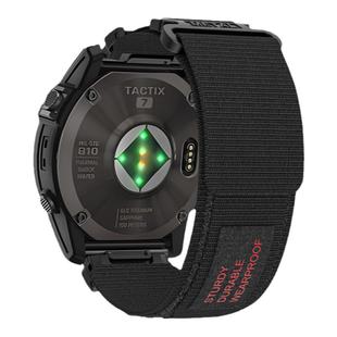 适用佳明Garmin泰铁时Tactix7手表255s/245金属环高山尼龙表带Fenix3/3HR/5xplus/6xpro/7Xpro男士Venu3腕带2