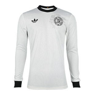 小李子阿迪达斯德国队125周年纪念款球迷版长袖球衣成人男JY0217