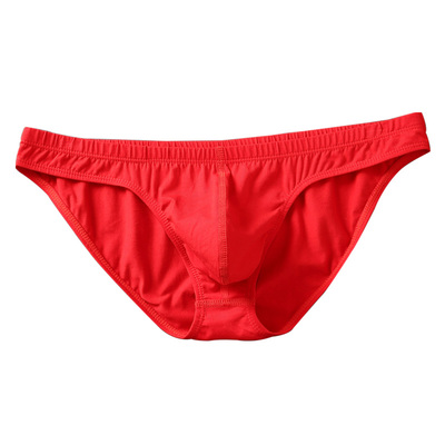 低腰性感本命年红色三角内裤