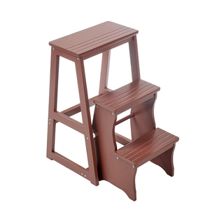 实木梯凳多功能折叠梯两步凳梯子凳子两用稳步登高家用爬梯人字梯